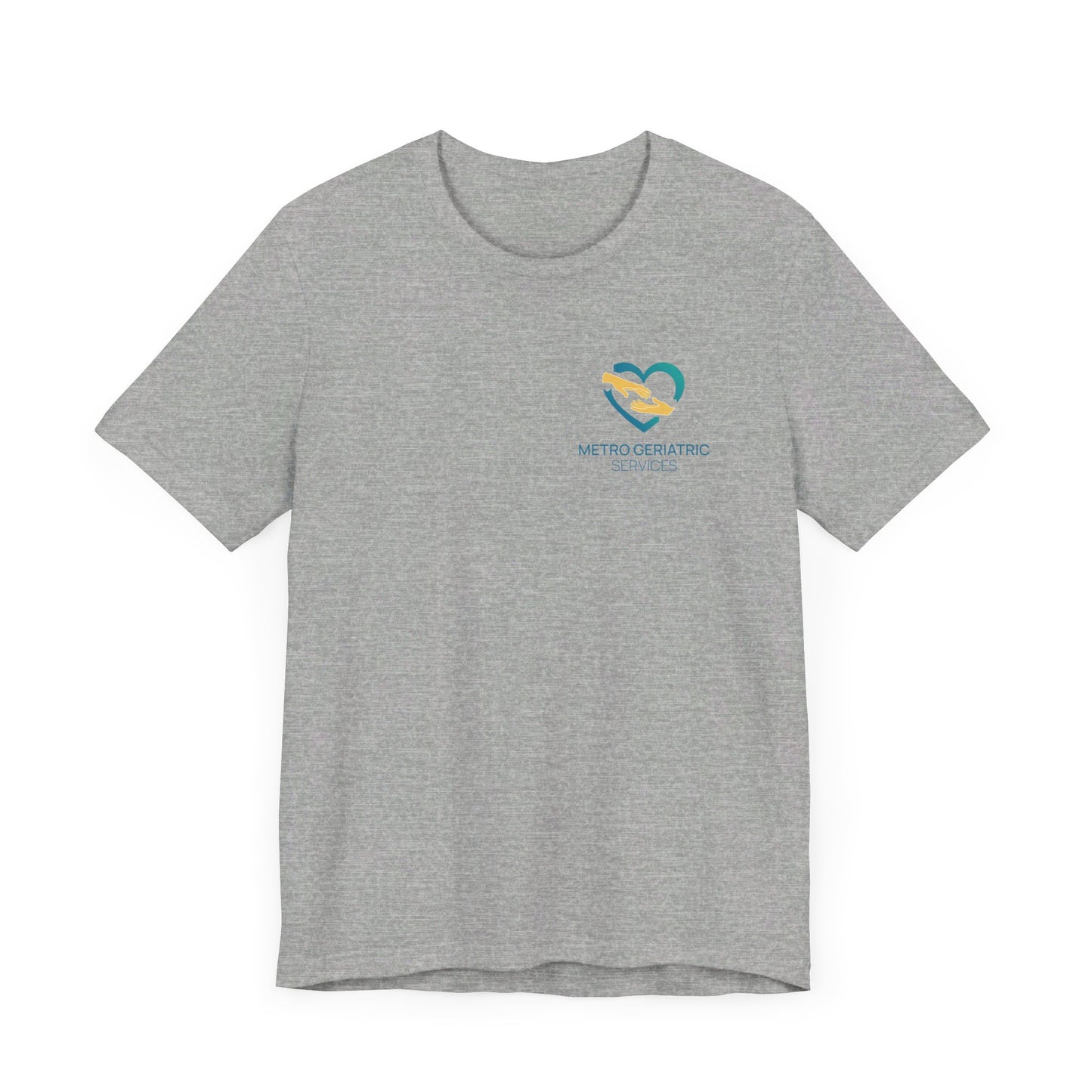 Metro Geriatric Heather Collection- Unisex Jersey Short Sleeve Tee