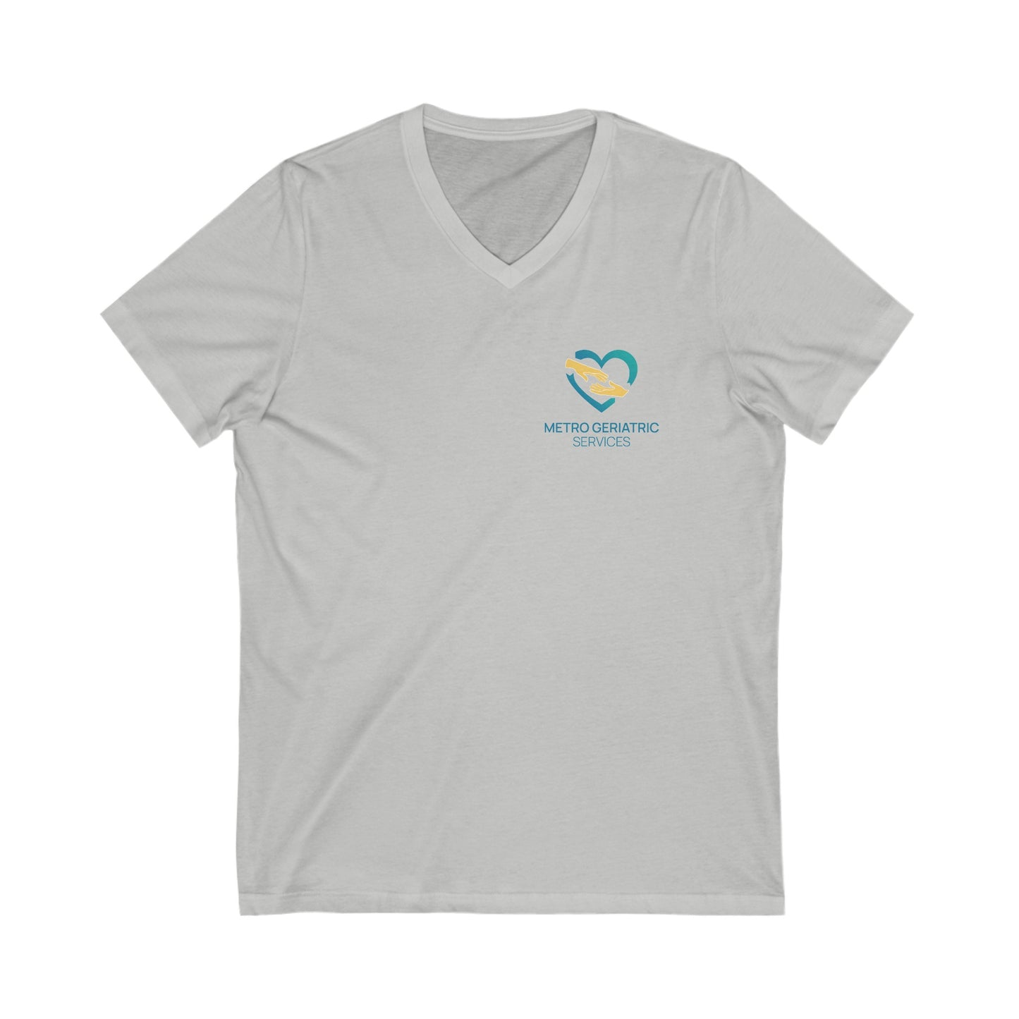 3XL Metro Geriatric V-Neck - Unisex Jersey Short Sleeve V-Neck Tee