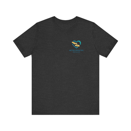 Metro Geriatric Heather Collection- Unisex Jersey Short Sleeve Tee