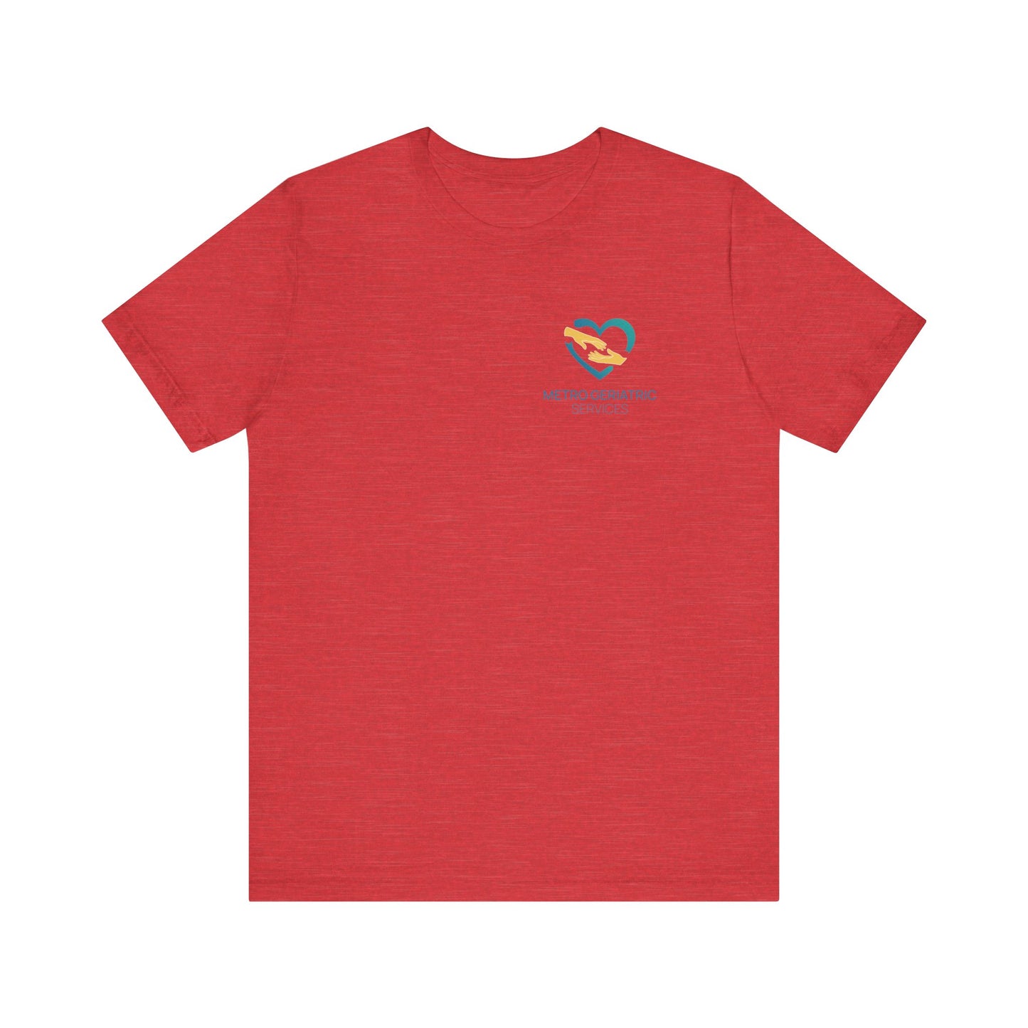 Metro Geriatric Heather Collection- Unisex Jersey Short Sleeve Tee