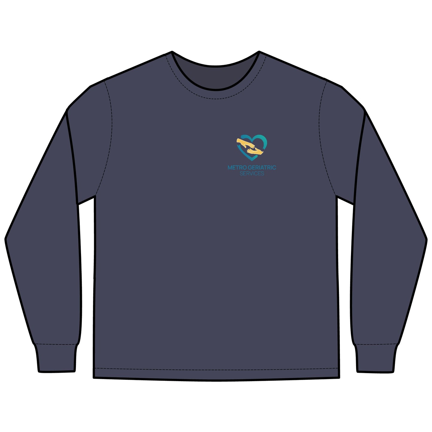 Metro Geriatric Long Sleeve - Unisex ComfortWash® Garment-Dyed Long Sleeve T-Shirt