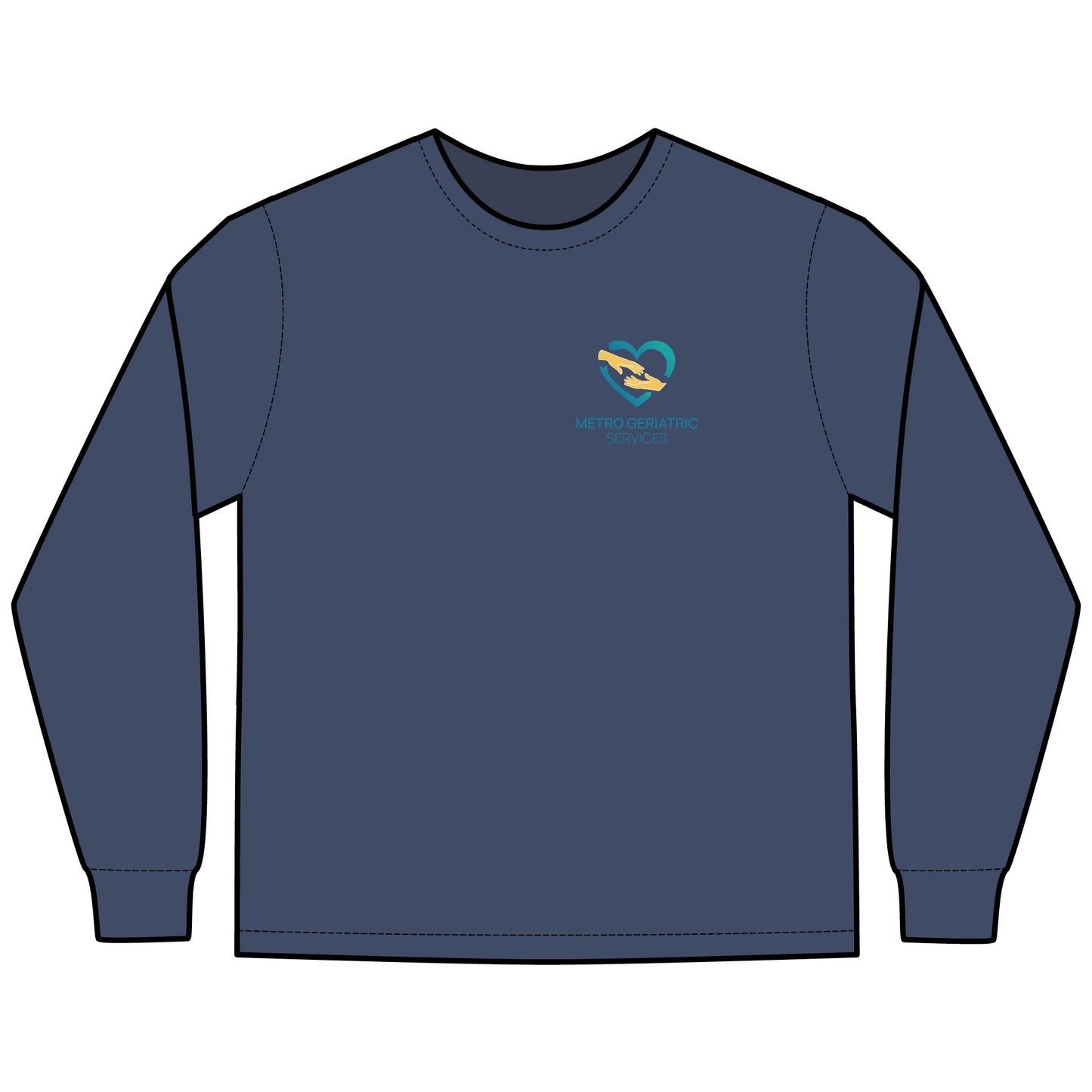Metro Geriatric Long Sleeve - Unisex ComfortWash® Garment-Dyed Long Sleeve T-Shirt