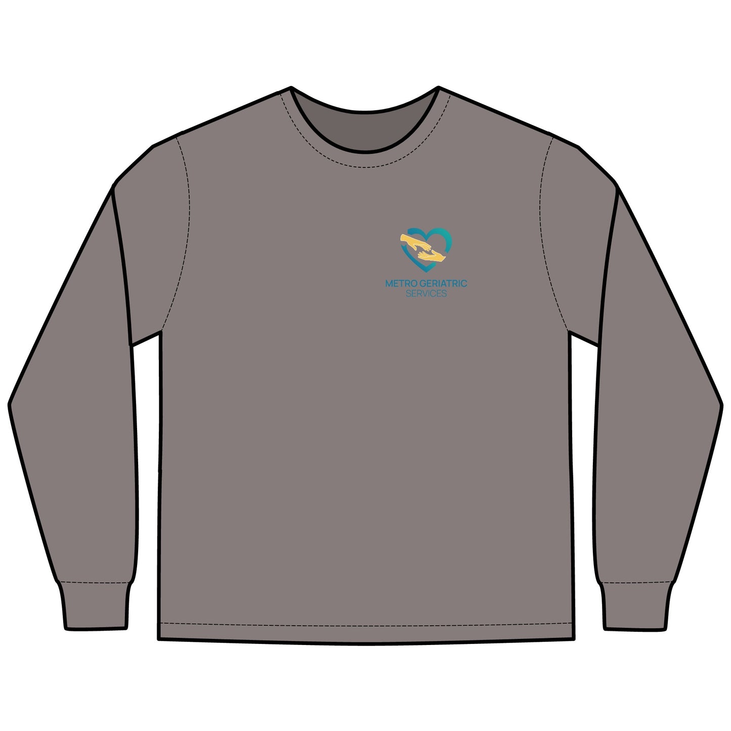 Metro Geriatric Long Sleeve - Unisex ComfortWash® Garment-Dyed Long Sleeve T-Shirt