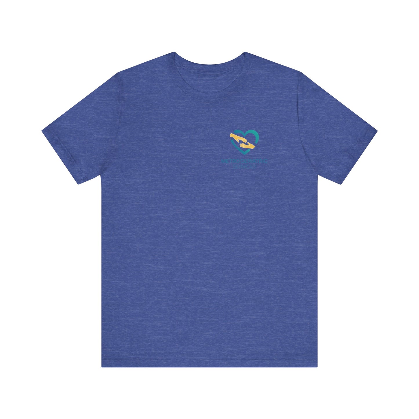 Metro Geriatric Heather Collection- Unisex Jersey Short Sleeve Tee