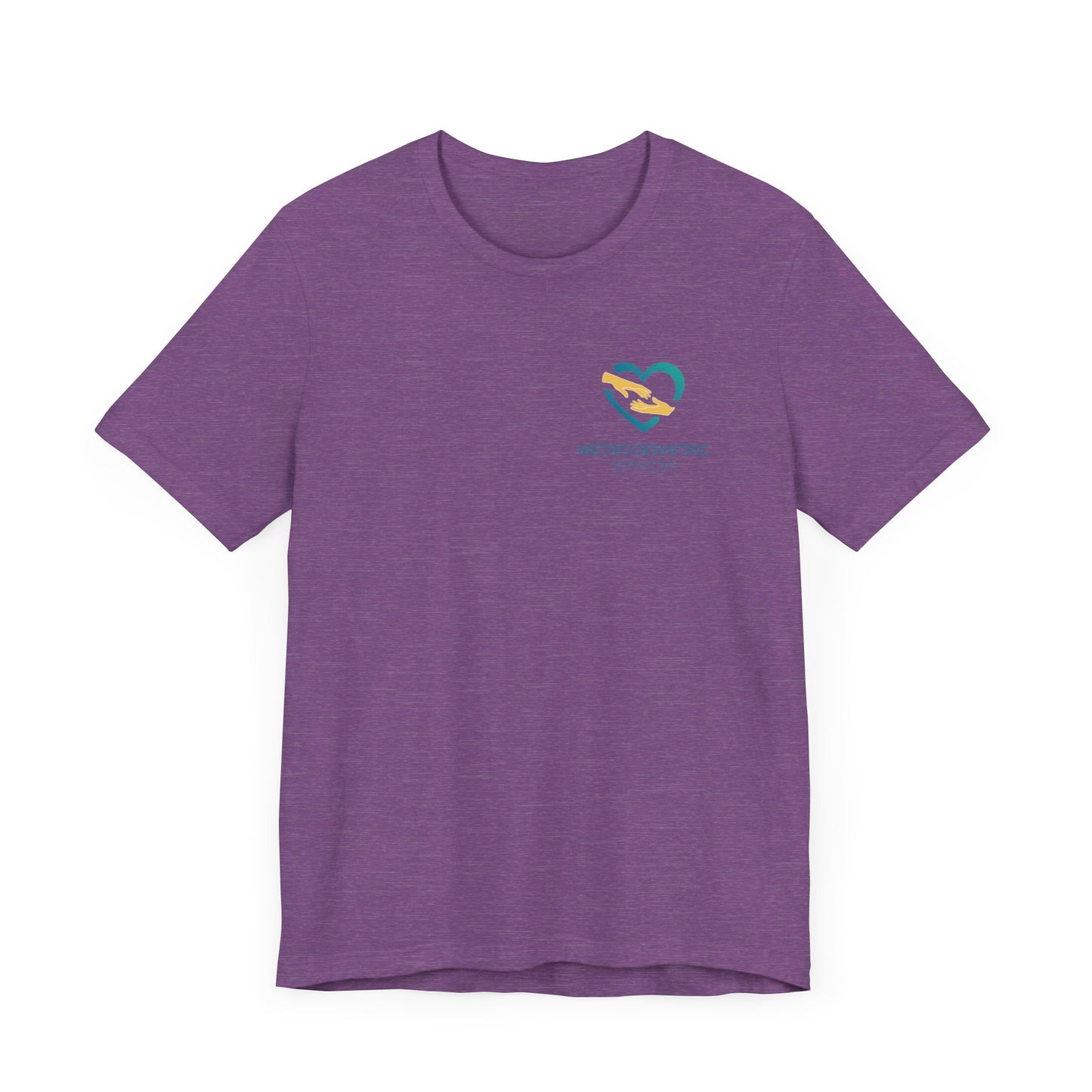 Metro Geriatric Heather Collection- Unisex Jersey Short Sleeve Tee