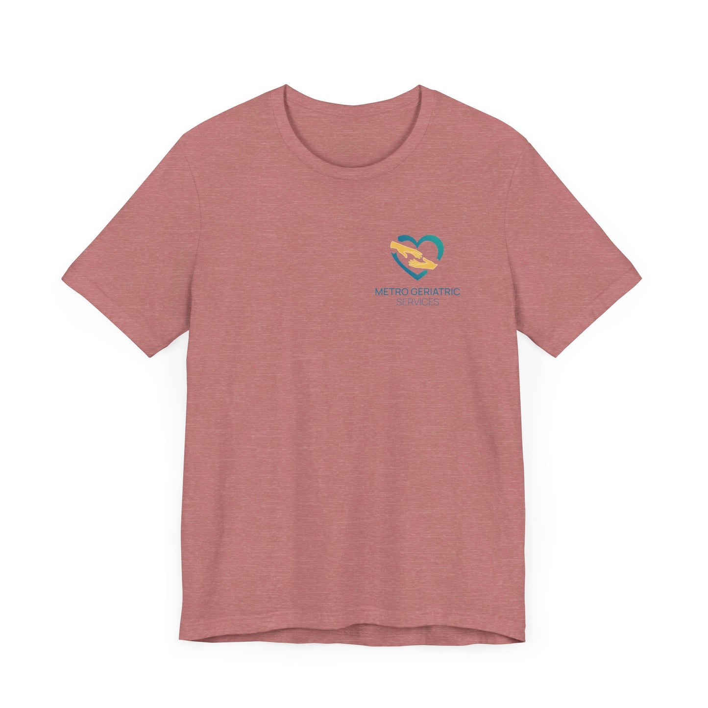 Metro Geriatric Heather Collection- Unisex Jersey Short Sleeve Tee