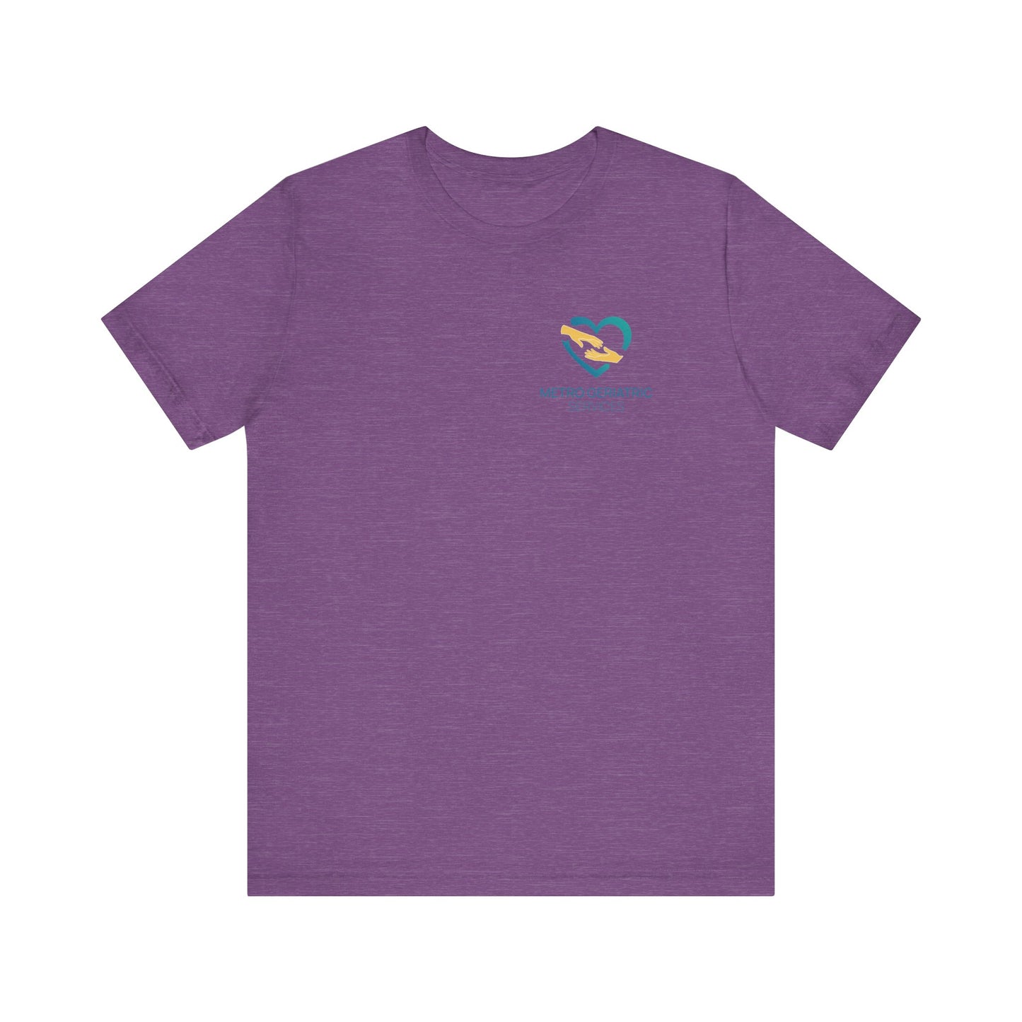 Metro Geriatric Heather Collection- Unisex Jersey Short Sleeve Tee