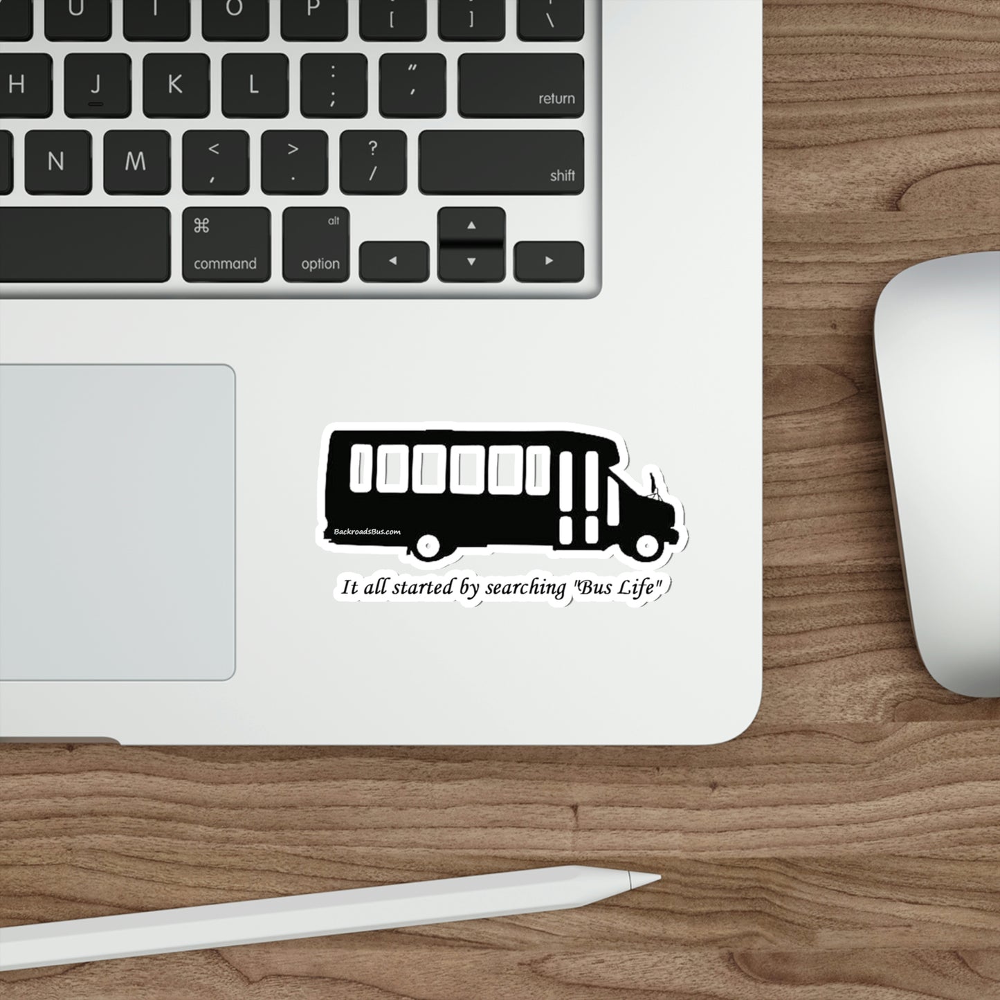 Bus Life, Backroads Bus Sticker, Vanlife, Decal
