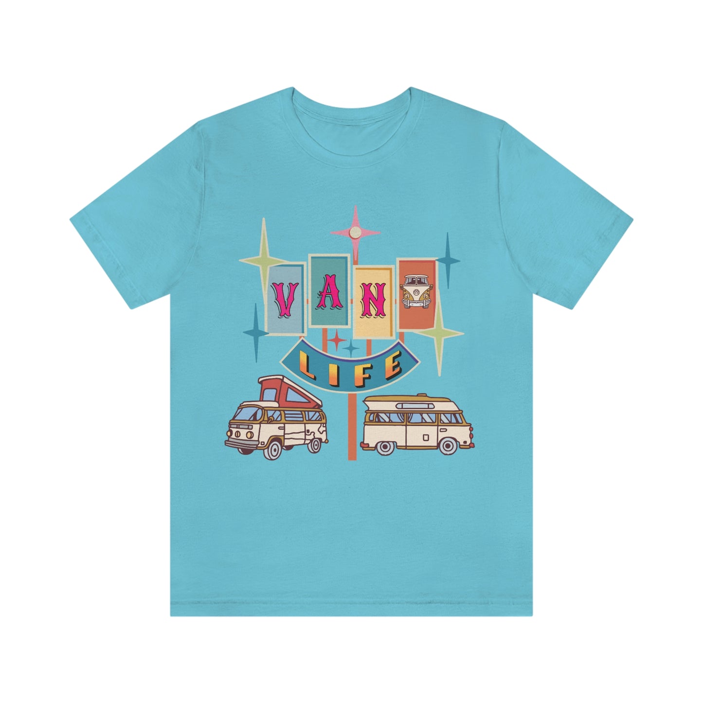 Retro Vanlife shirt, Van Life, Backroads,