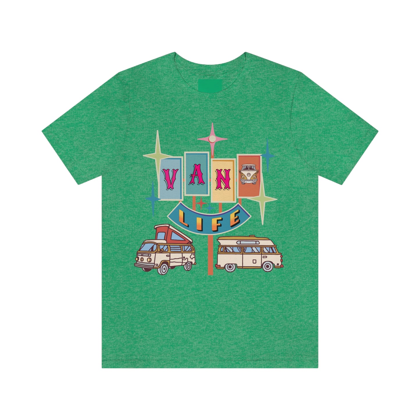 Retro Vanlife shirt, Van Life, Backroads,