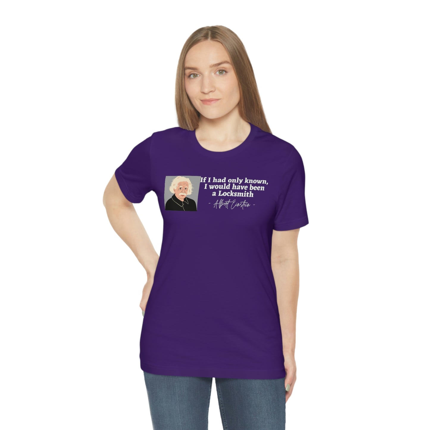 Einstein Locksmith quote shirt, Albert Einstein, Locksmith