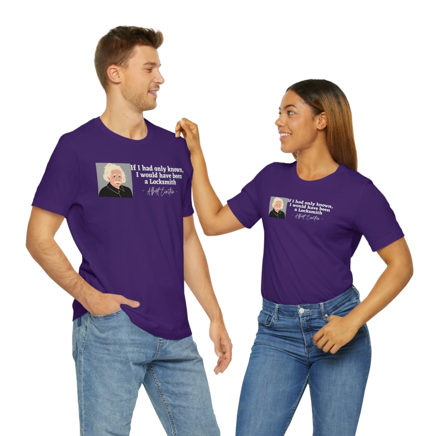 Einstein Locksmith quote shirt, Albert Einstein, Locksmith