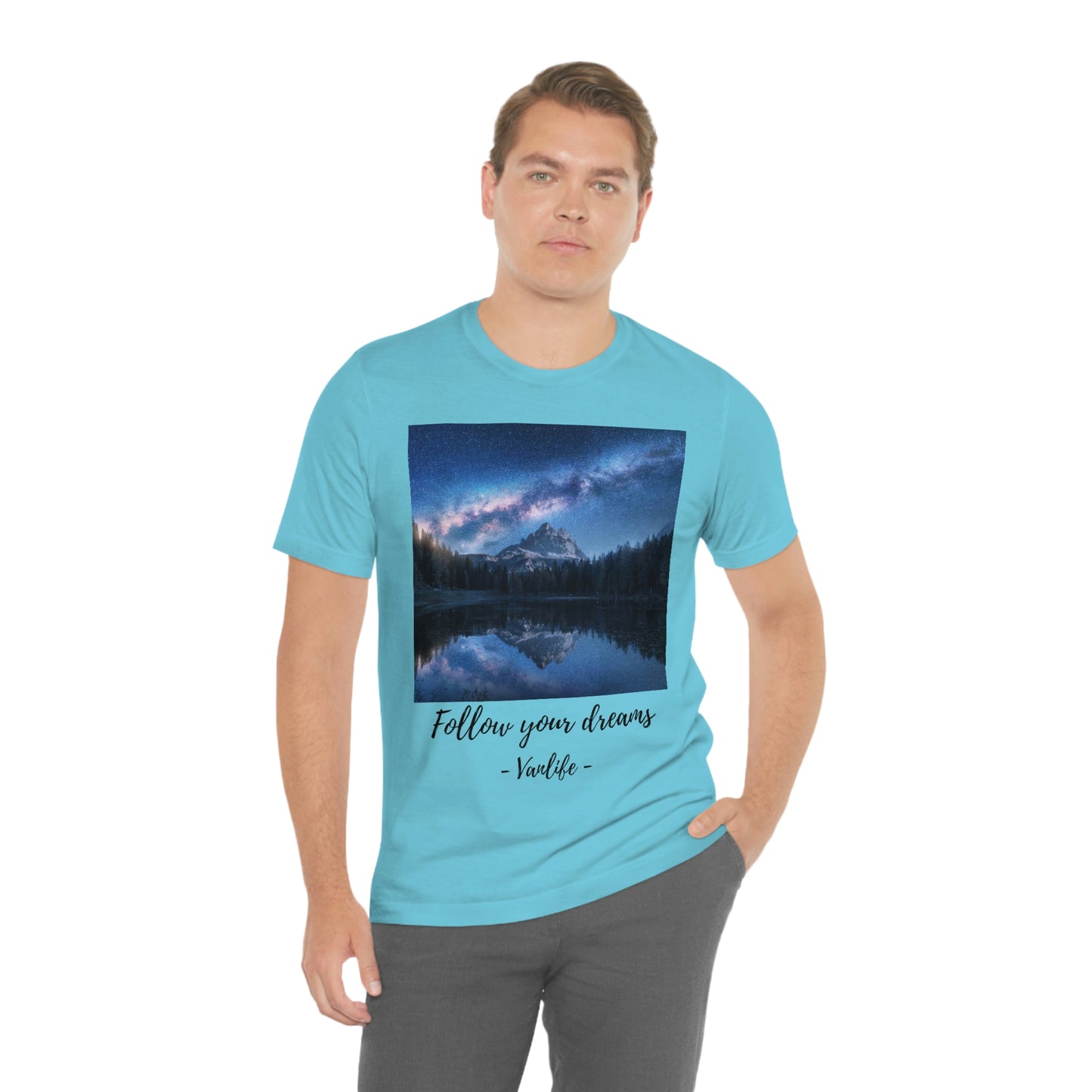 Follow Your Dreams, Vanlife, Mountains, Stars, Milkyway