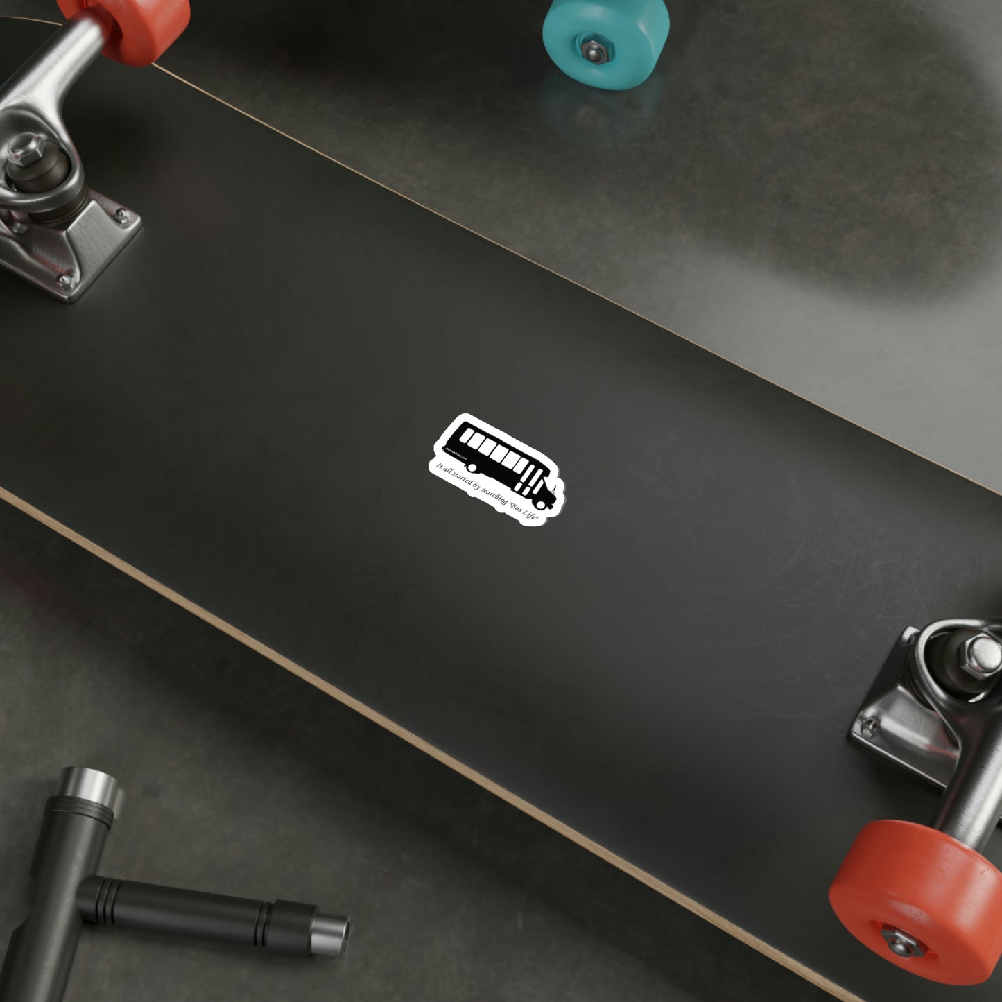 Bus Life, Backroads Bus Sticker, Vanlife, Decal