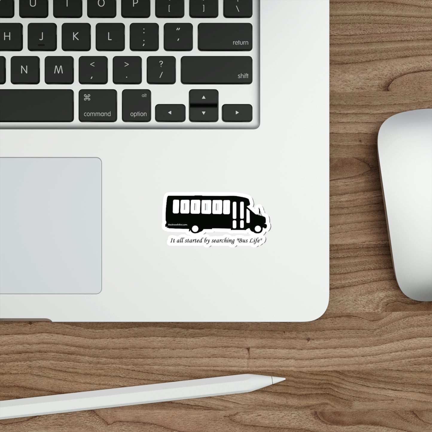 Bus Life, Backroads Bus Sticker, Vanlife, Decal