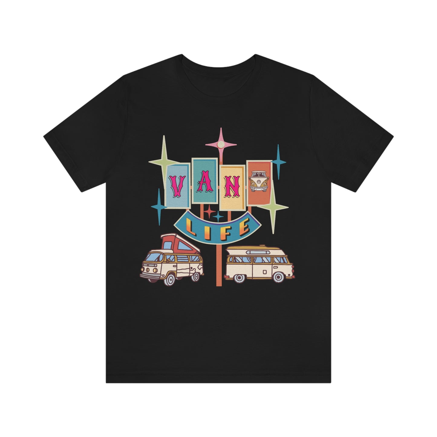 Retro Vanlife shirt, Van Life, Backroads,